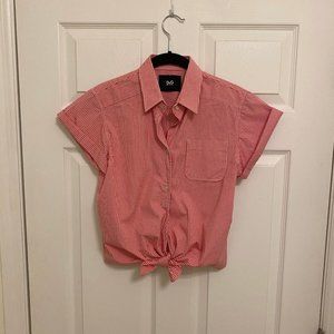 Dolce & Gabbana Cotton Button front tie shirt Sz6